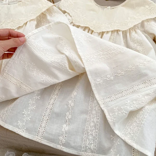 2024 NOUVEAU SPRING COREAN SOBIE SOBIE SOINE KIDES Robes princesse – Image 6