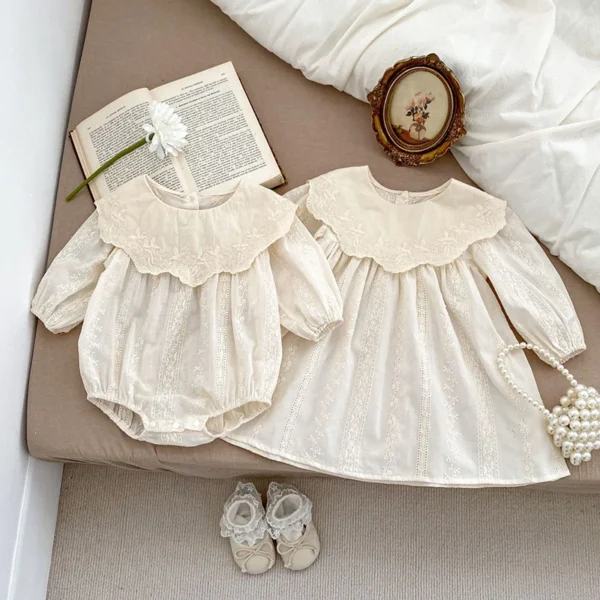 2024 NOUVEAU SPRING COREAN SOBIE SOBIE SOINE KIDES Robes princesse