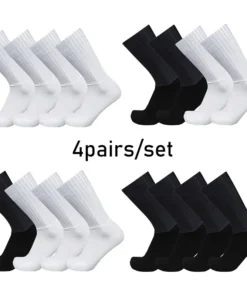 Chaussettes 4 paies / ensembles aéro couleur pure cyclisme silicone sport non glissé pro racing bicycle chaussettes de calcitines fraîches d'été ciclismo
