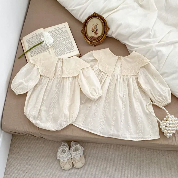 2024 NOUVEAU SPRING COREAN SOBIE SOBIE SOINE KIDES Robes princesse – Image 2