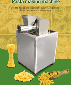Machine commerciale industrielle italienne pour la fabrication de pâtes, spaghetti et macaroni, extrudeuse de pâtes