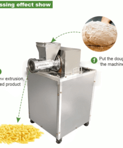 Alternative view of Machine commerciale industrielle italienne pour la fabrication de pâtes, spaghetti et macaroni, extrudeuse de pâtes