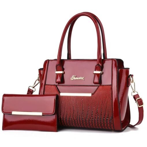 Sacs à main texturés pour femmes, fourre-tout de grande capacité, sacs à bandoulière simples pour maman, tendance, nouvelle collection 2024 – Image 4