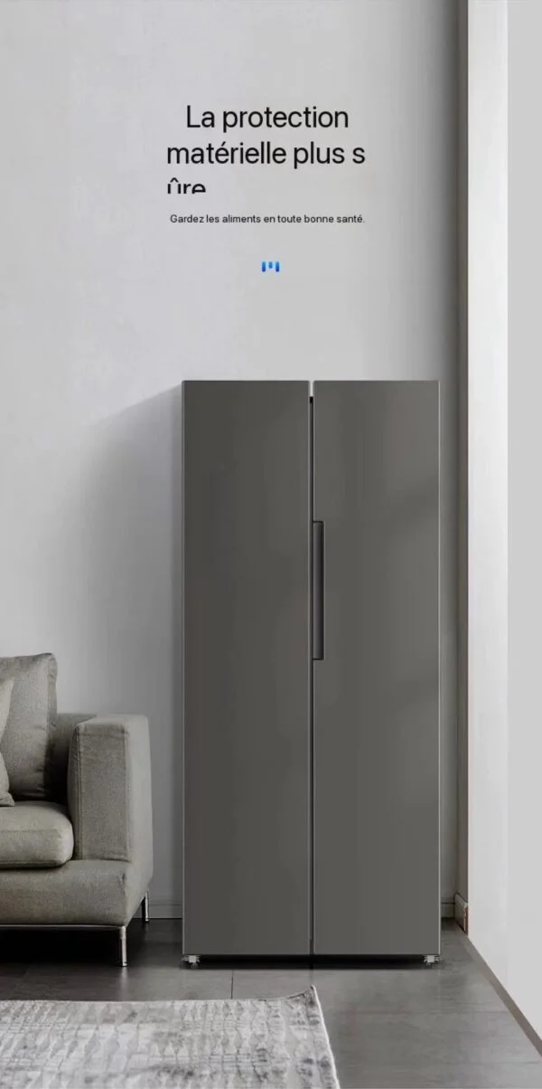 Réfrigérateur à double ouverture croisée, quatre portes, première classe énergétique, ultra-fin, encastrable, grande capacité, sans givre, pour usage domestique – Image 5