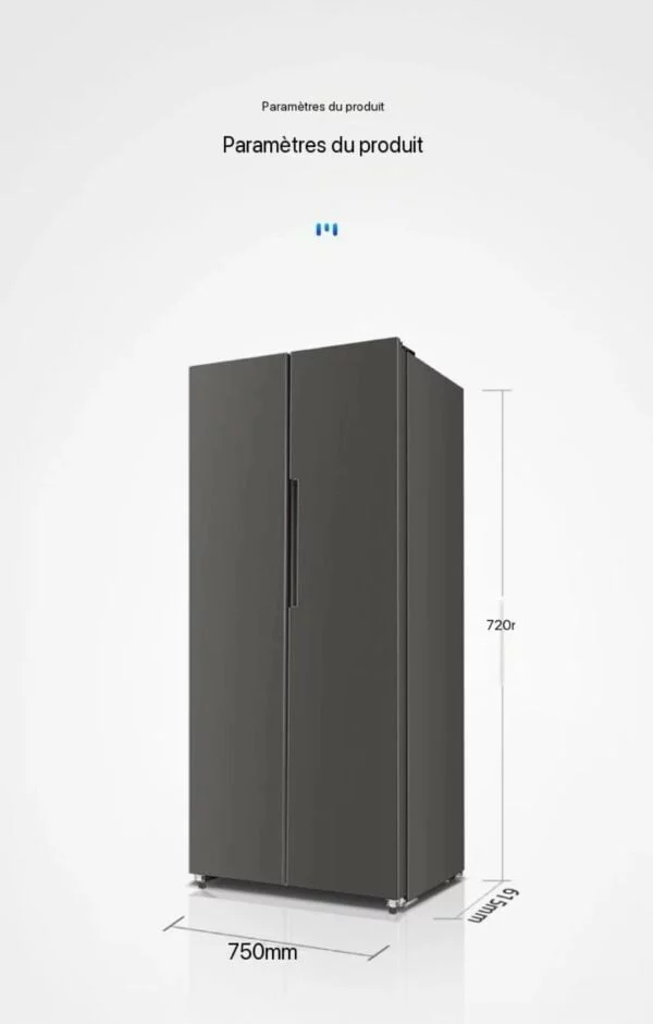Réfrigérateur à double ouverture croisée, quatre portes, première classe énergétique, ultra-fin, encastrable, grande capacité, sans givre, pour usage domestique