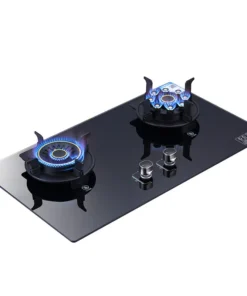 Alternative view of Household Gas Burner Stove for Kitchen Cooktop Upgrade Timing Flip Kitchen Gas Cooker Energy-saving Embedded Fierce Fire Stove