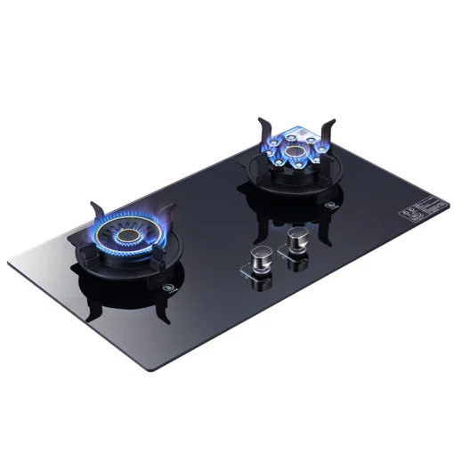 Household Gas Burner Stove for Kitchen Cooktop Upgrade Timing Flip Kitchen Gas Cooker Energy-saving Embedded Fierce Fire Stove – Image 2