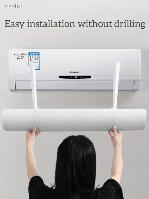 Air Conditioning Windshield Anti-Direct Blowing Universal Windproof Wall-Mounted Air Outlet Baffle Confinement Cold Air Guide – Image 5
