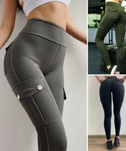 Alternative view of Pantalon de Yoga d'Entraînement Doublé en Velours pour Femmes