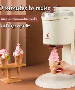 Machine à glace 220V pour la maison, automatique, DIY fruits congelés, 1L, machine à dessert aux fruits, machine à milkshake BL-1000 21W