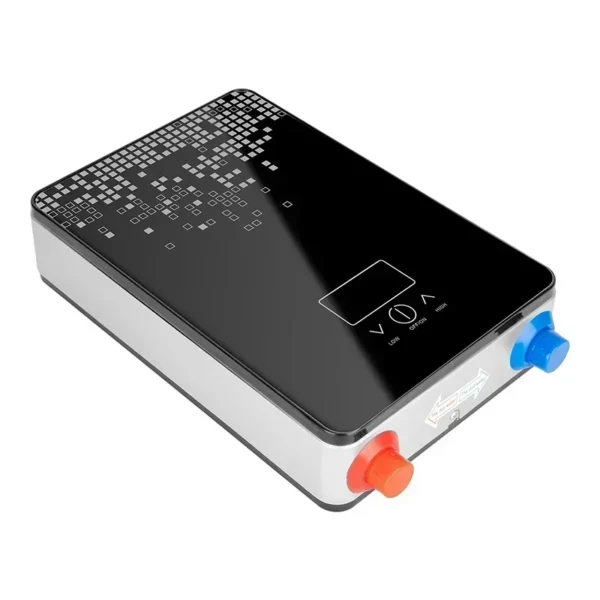 Chauffe-eau électrique instantané sans réservoir, chauffe-eau pour salle de bain 110V/220V, douche sans réservoir avec thermostat intelligent, sûr et automatique – Image 3