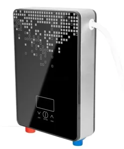 Alternative view of Chauffe-eau électrique instantané sans réservoir, chauffe-eau pour salle de bain 110V/220V, douche sans réservoir avec thermostat intelligent, sûr et automatique