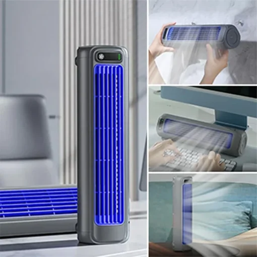 Home Hanging Without Drilling Small Silent Wall Wall Hanging Air Conditioning Ar Refrigerator Room Cooler Portable Conditioner – Image 2