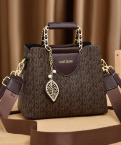 Alternative view of 2024 New Exquisite Handheld Shoulder Messenger Tote Bags Large Capacity Crossbody Women's Bag Printing Leather Luxury Handbags