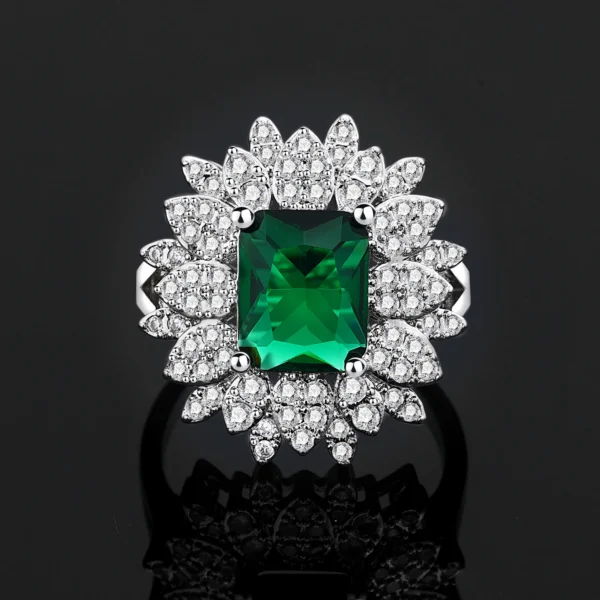 Ensembles Complet de Bijoux pour Femmes, 4 Pièces de Luxe, Colliers de Mariage en Cristal CZ de Dubaï et du Nigéria, Spécial Fêtes. – Image 5