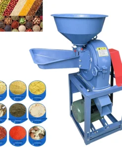 High Power Electric Grinding Machine Grinder Grain Spice Corn Crusher Commercial Household Wet and Dry Food Mill Powder Flour