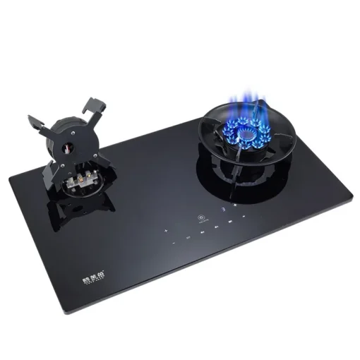 Household Gas Burner Stove for Kitchen Cooktop Upgrade Timing Flip Kitchen Gas Cooker Energy-saving Embedded Fierce Fire Stove – Image 6