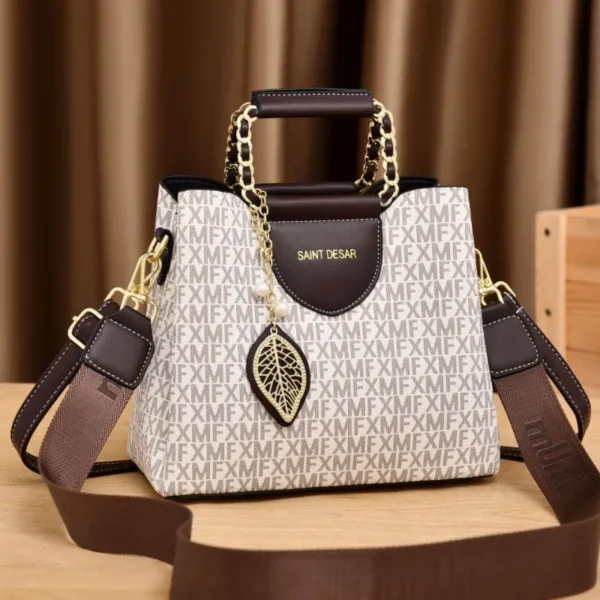 2024 New Exquisite Handheld Shoulder Messenger Tote Bags Large Capacity Crossbody Women's Bag Printing Leather Luxury Handbags