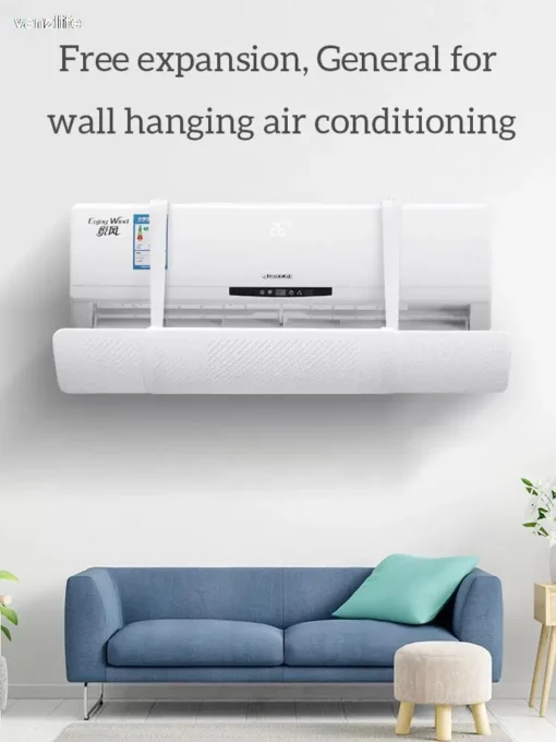 Air Conditioning Windshield Anti-Direct Blowing Universal Windproof Wall-Mounted Air Outlet Baffle Confinement Cold Air Guide – Image 4