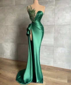 Alternative view of Luxe vert Robes de soirée élégantes Sirène