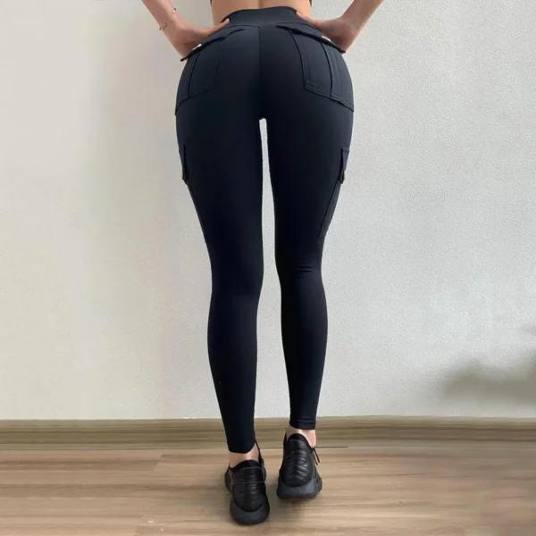 Pantalon de Yoga d'Entraînement Doublé en Velours pour Femmes – Image 3