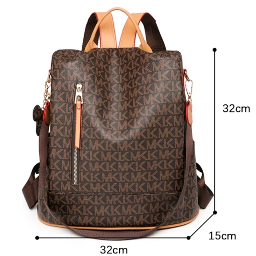 Fashion Backpack For Women PVC Waterproof Shoulder Bag Pack Female Casual Anti-theft Rucksack Shopping Travel Girl School Bags – Image 4