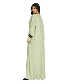 Alternative view of Grande taille 2024 Caftan traditionnel en coton, robe marocaine de plage ou maison, dashiki, abaya à manches courtes, robe de couverture africaine pour femmes