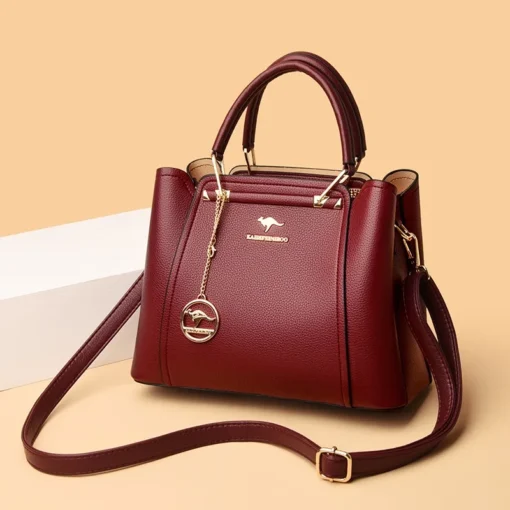 New sac a main femm women handbag large capacity shoulder pu leather tote hand bags for ladies – Image 2
