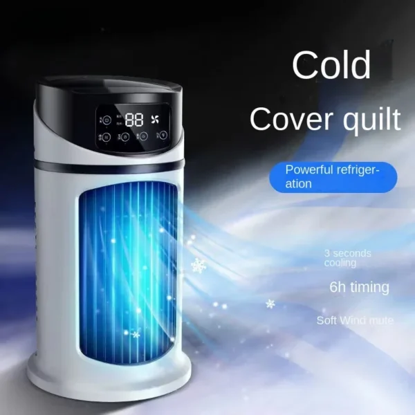 Fan Portable Cold Air Conditioning Multifunctional Air cooled Fan Evaporative Small Air Cooler Air Conditioning Ventilador – Image 2