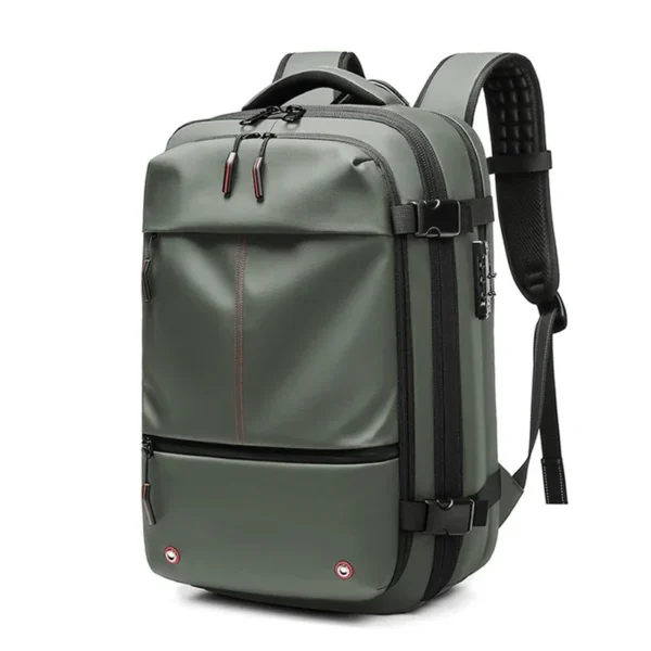 vacuum compression Travel Men Backpack 17 inch Laptop Business for Pumps Large Capacity school Backpack Expanded Hiking backpack – Image 6