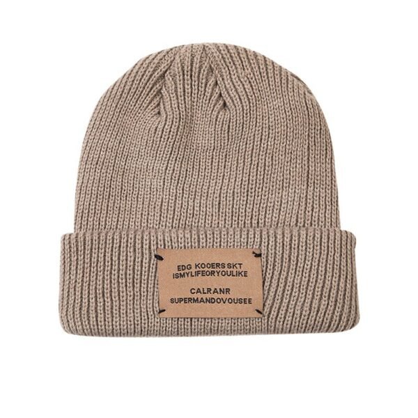 Chapeau tricoté en laine qui montre votre visage – Image 8