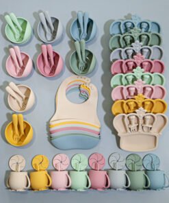 Alternative view of Ensemble de cinq assiettes en silicone pour enfants