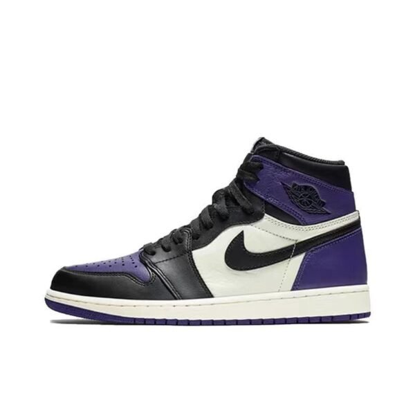Pure Original AJ1 Chaussures de basket-ball montantes AJ1 Obsidian Hommes et femmes Chaussures – Image 8