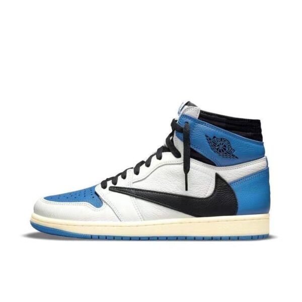 Pure Original AJ1 Chaussures de basket-ball montantes AJ1 Obsidian Hommes et femmes Chaussures – Image 6