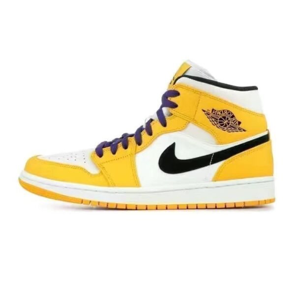 Pure Original AJ1 Chaussures de basket-ball montantes AJ1 Obsidian Hommes et femmes Chaussures – Image 7
