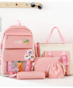 Cartable étudiant ensemble de quatre pièces