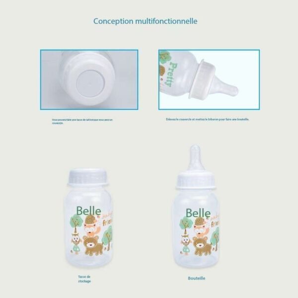 Vêtements pour bébé ensemble de biberons à bouche standard accessoires 5 pièces – Image 2