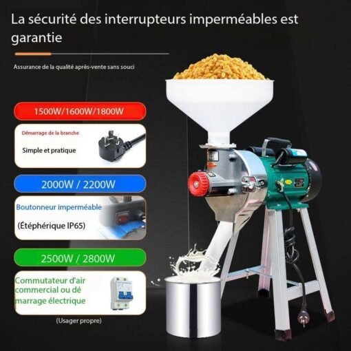 Machine de broyage et de réduction en pâte, broyage humide – Image 3