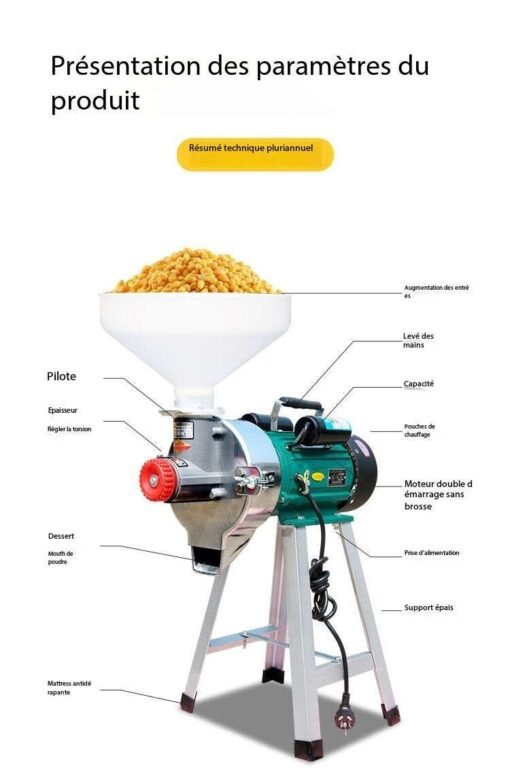 Machine de broyage et de réduction en pâte, broyage humide