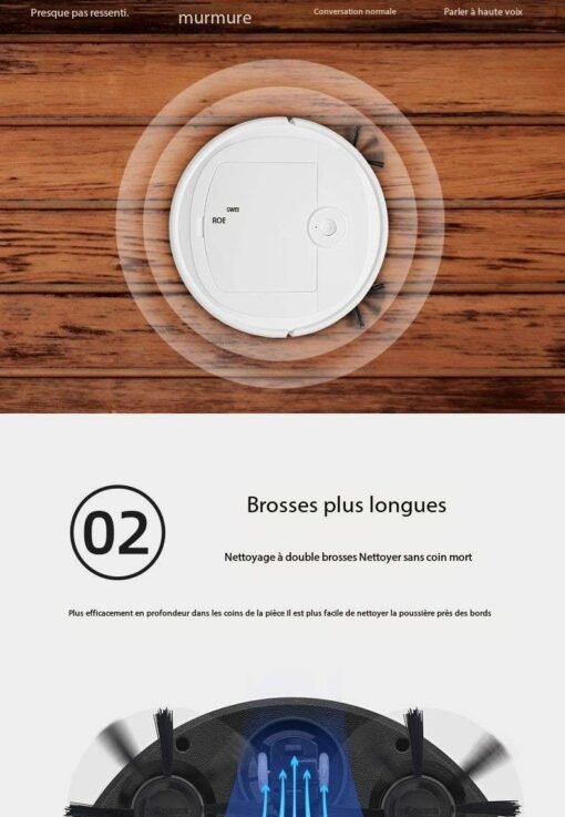 Robot de balayage intelligent trois en un – Image 6