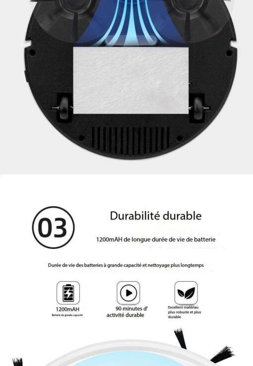 Robot de balayage intelligent trois en un – Image 8