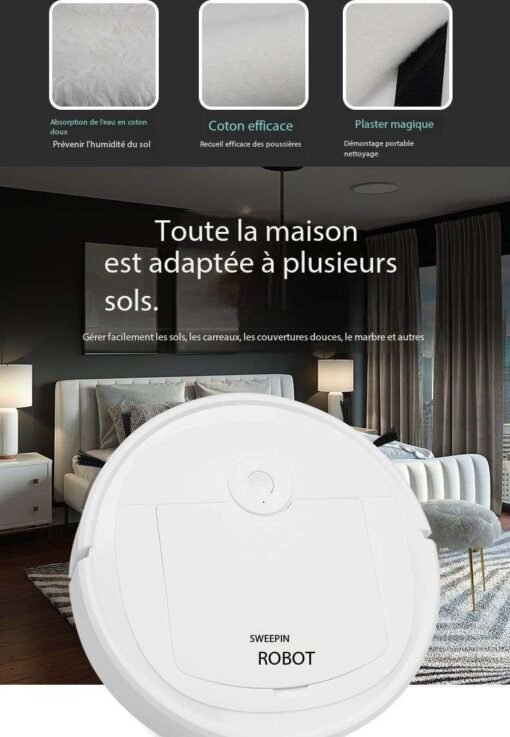 Robot de balayage intelligent trois en un – Image 11