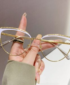 Grappes de lunettes pour dames métalliques