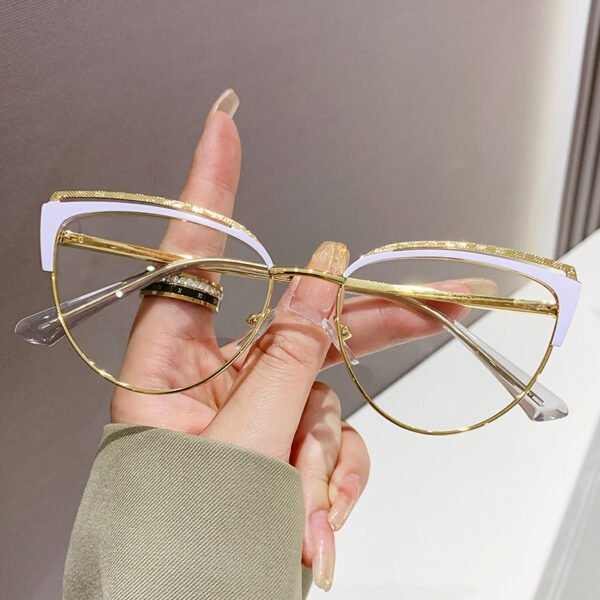 Grappes de lunettes pour dames métalliques